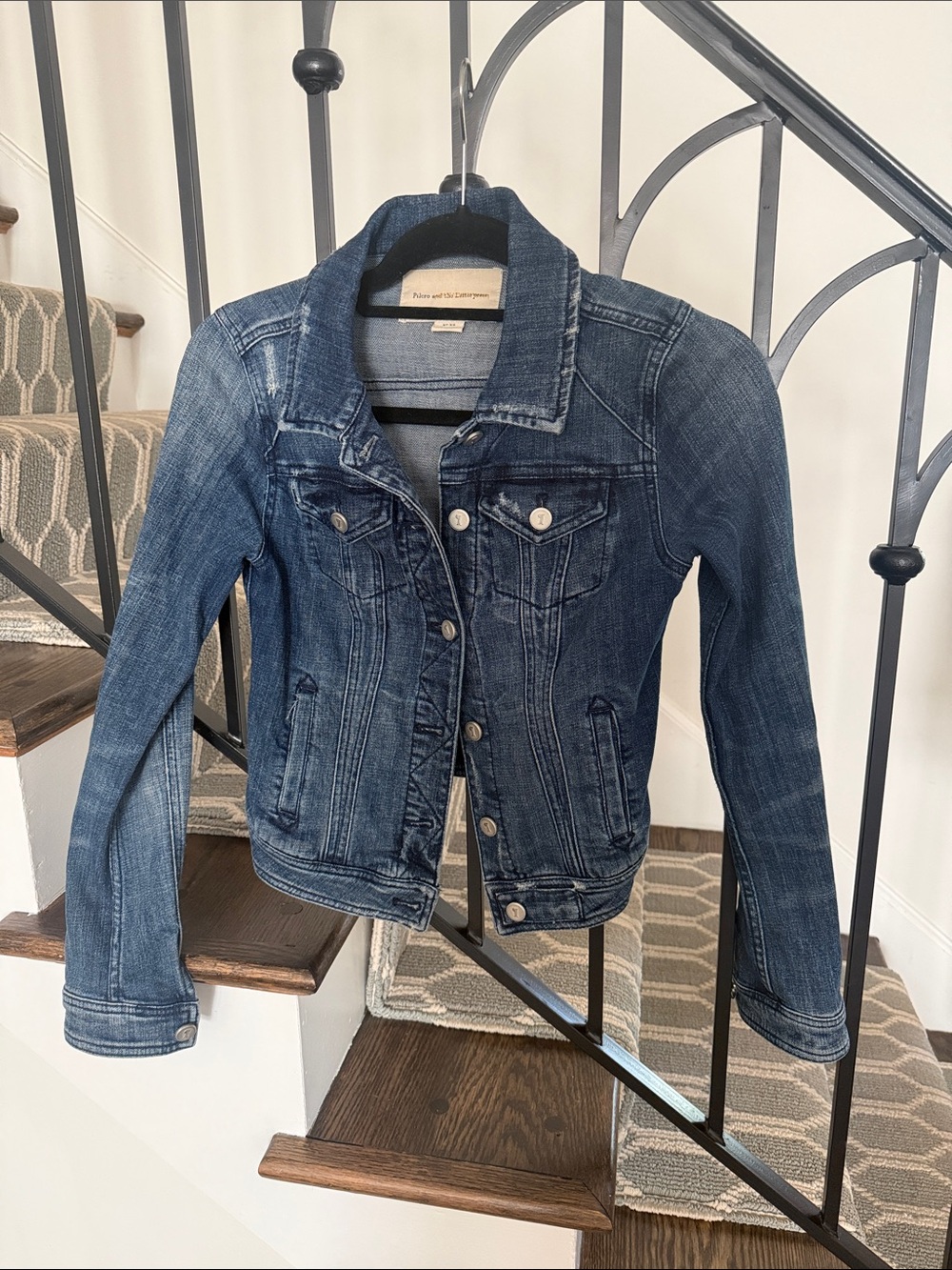 Pilcro Dark Blue Denim Jacket